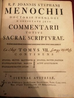 Niaka stará biblia 4 zväzky z. roku 1755 - 9
