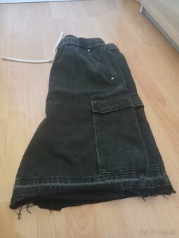 3 Čierne Kraťase Šortky Jorts Shein - 9
