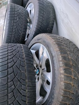 4ks alu disky orig. BMW 5x120 R17 pneu 225/50 r17 - 9