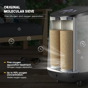 Kyslíkový koncentrátor + OXYMETER ZDARMA - 9