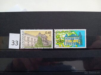 Poštové známky č.486 - SLOVENSKO - II. - 17 ks sérií - 9