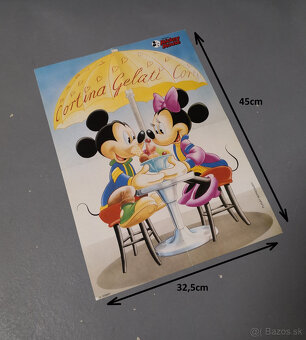 Retro plagáty original Walt Disney Mickey Mouse - 9