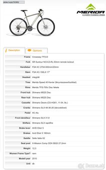 Pansky krosovy bicykel Merida - 9