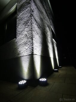 4ks Batériové akku led pary RGBWAUV,diaľkové ov. +Taška - 9