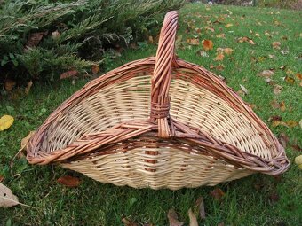 Prútenný kôš(košík)2kusy-predám.Lacno. - 9
