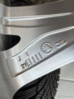 OIGINAL ŠKODA OCTAVIA DISKY 5x112 R17 205/55 R17 ZIMA - 9