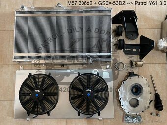 NISSAN PATROL Y60/Y61 - SADA PŘÍSLUŠENSTVÍ PRO SWAP M57 - 9