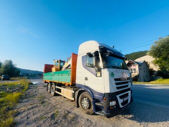 Vymením IVECO STRALIS 420 €5 za sklápač s hydraulická ruka - 9