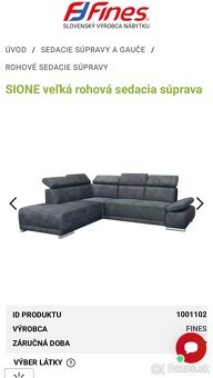 Rohova sedačka SIONE - 9