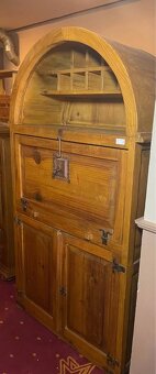 barova komoda, masív, bazar, v134x s134x h53 cm - 9