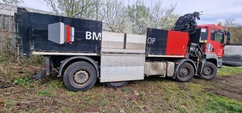 MAN TGS sklápač s hydraulickou rukou HIAB - 9