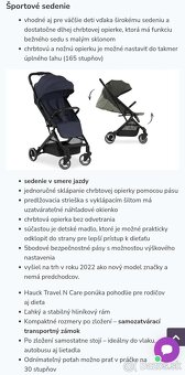 Športový kočík Hauck Travel N Care 2025 navy blue - 9