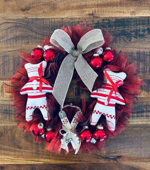 Vianočné vence na dvere 1. - 9