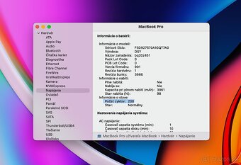 MacBook Pro 13" i5-2GHz,2j/8GB/256GB, BATERKA 200cyklov - 9