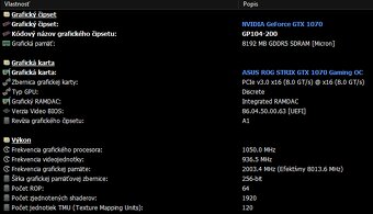 Predám herný PC I5/GTX1070OC/32GB/512+1TB SSD/W11 - 9