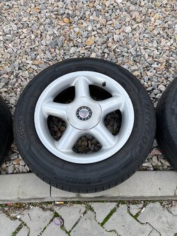 letné pneu 195/65 R15 + disky (hliníkové) Audi/ VW - 9