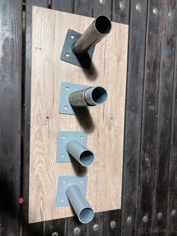 Nátrubok s platňou -  jednoduchá montáž stĺpikov - 9