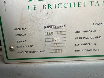 Briketovací lis PRODECO E60 ECO - Brno - 9