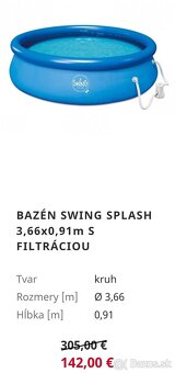 Bazén SWING s FILTRÁCIOU - 9