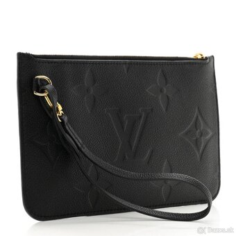 Louis Vuitton kožená čierna originál pochette , clutch - 9