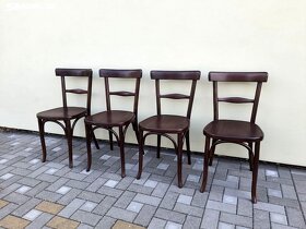 Celodřevěné židle THONET po renovaci 4ks - 9