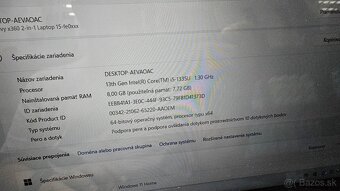Špičkový notebook HP Envy360 - aj vymením - 9
