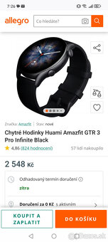 Amazfit GTR 3 Pro Black - 9