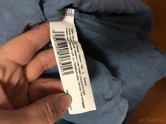 NOVÉ z visackami jeansove saty L made in italy - 9