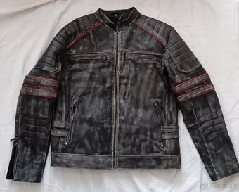 Pánska kožená bunda veľ.L-nová - 9