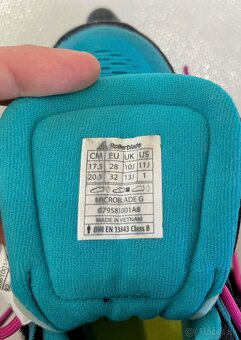 Detské kolieskové korčule Rollerblade Microblade G - 9