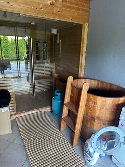 Sauna fínska a infra + ležadlá 2ks - 9