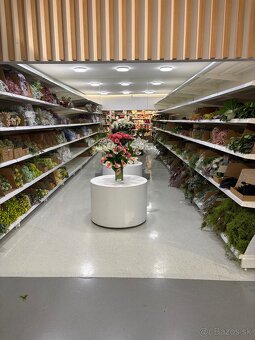 Obchodné regály - biela a antracit - 9