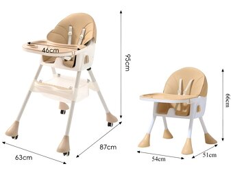 Kidsmile jedálenská stolička 4v1 - 9