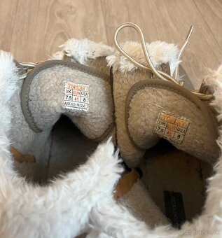 Zateplené hnedé topánky č. 41 - 9