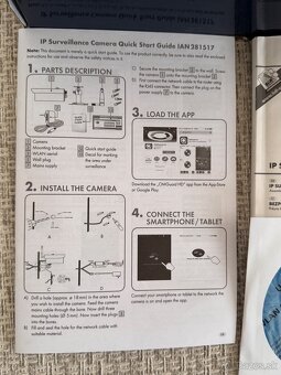 Venkovní IP sledovací kamera HD - 9
