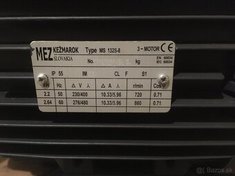 Nový trojfázový 2.2kw elektromotor - 9