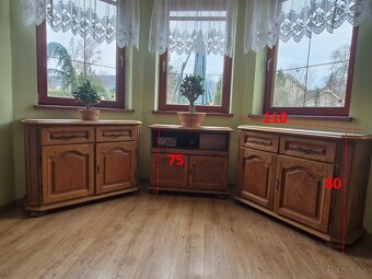 Nábytok do obývačky, komody - 9