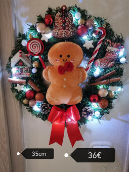 Vence na dvere vianočné - 9