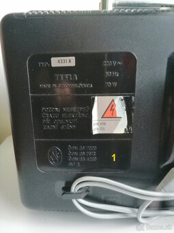 PREDÁM VZÁCNY TV TESLA MÁNES COLOR 2 KUSY - 9