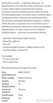 Krasne dievcenske lyziarky NORDICA vel. 35/36 - 9