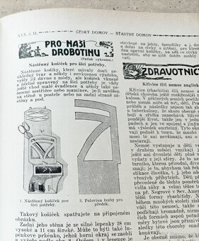 Časopisy Šťastný domov, svázaný ročník 1924, krásný stav - 9