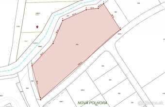 NA PREDAJ STAVEBNÝ POZEMOK IBV 9 416m2 NOVÁ POLHORA - 9