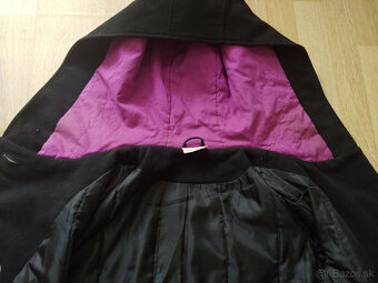 Damska flausova zimna bunda s extra velkou kapucnou, M - 9