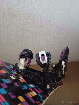 Krasny damsky 150 cm snowboard RAVEN s viazanim - 9