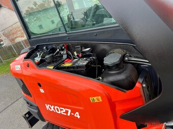 Minibagr Kubota KX027-4 / 3režimy průtoku, 2800mth - 9
