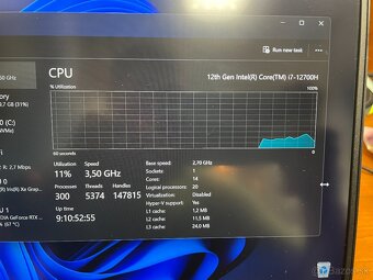 Notebook DELL i7(12700H) RTX3050Ti 40GB Ram - 9