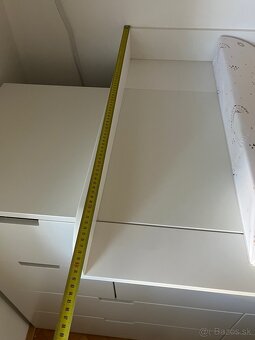 Prebalovací pult na Nordli + prebalovacia podložka Ceba - 9