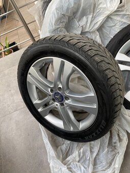 Mercedes original disky + zimne pneu Bridgestone R18 235/50 - 9
