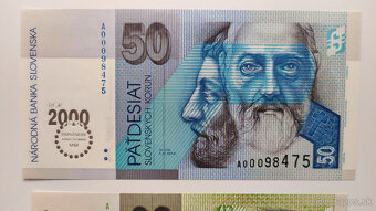 Bimilénium 500, 200 , 50 a 20Sk - 9