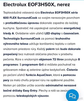 Vstavana rúra Electrolux - 9